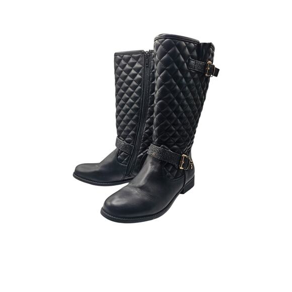 Skechers Girl’s Quilted Riding Boots | Size 2 - Picture 4 of 6